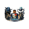 Motorcycle Rider Sticker