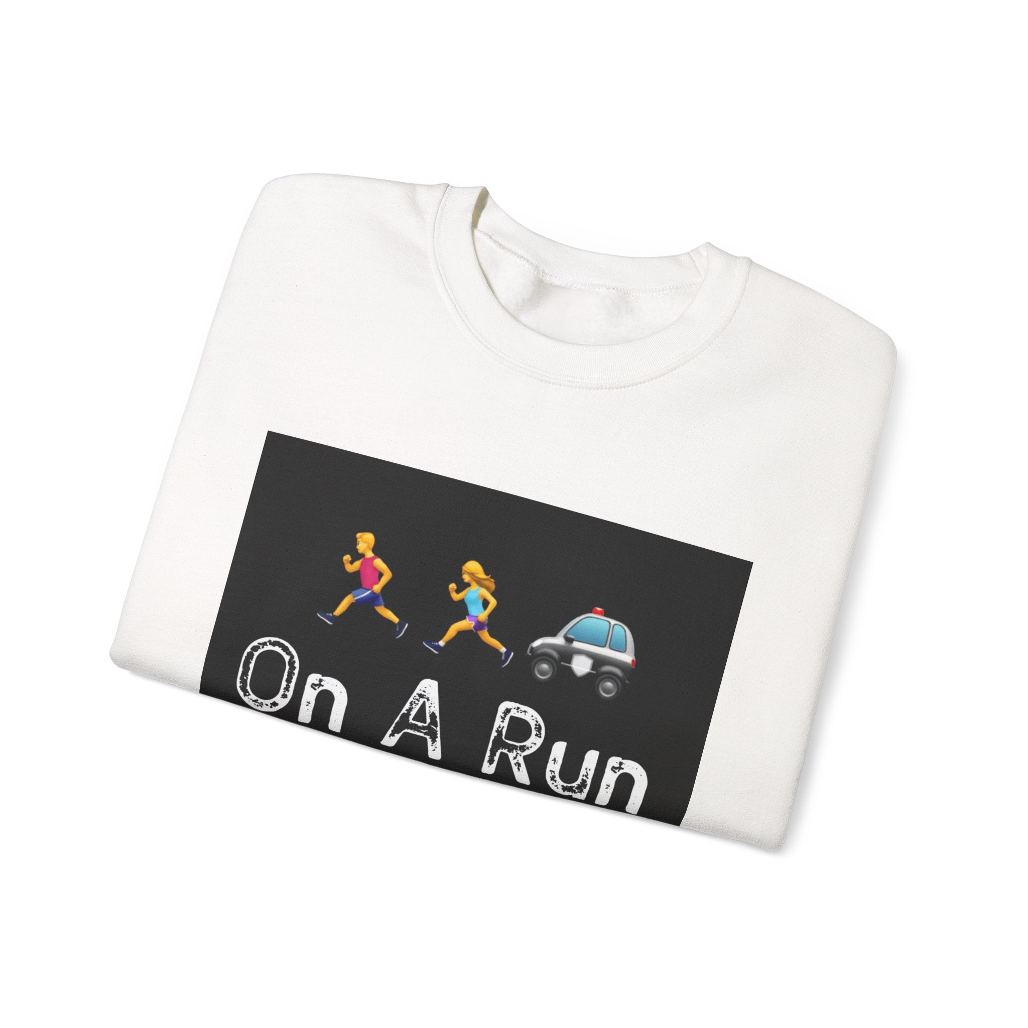 On A Run Crewneck Sweatshirt