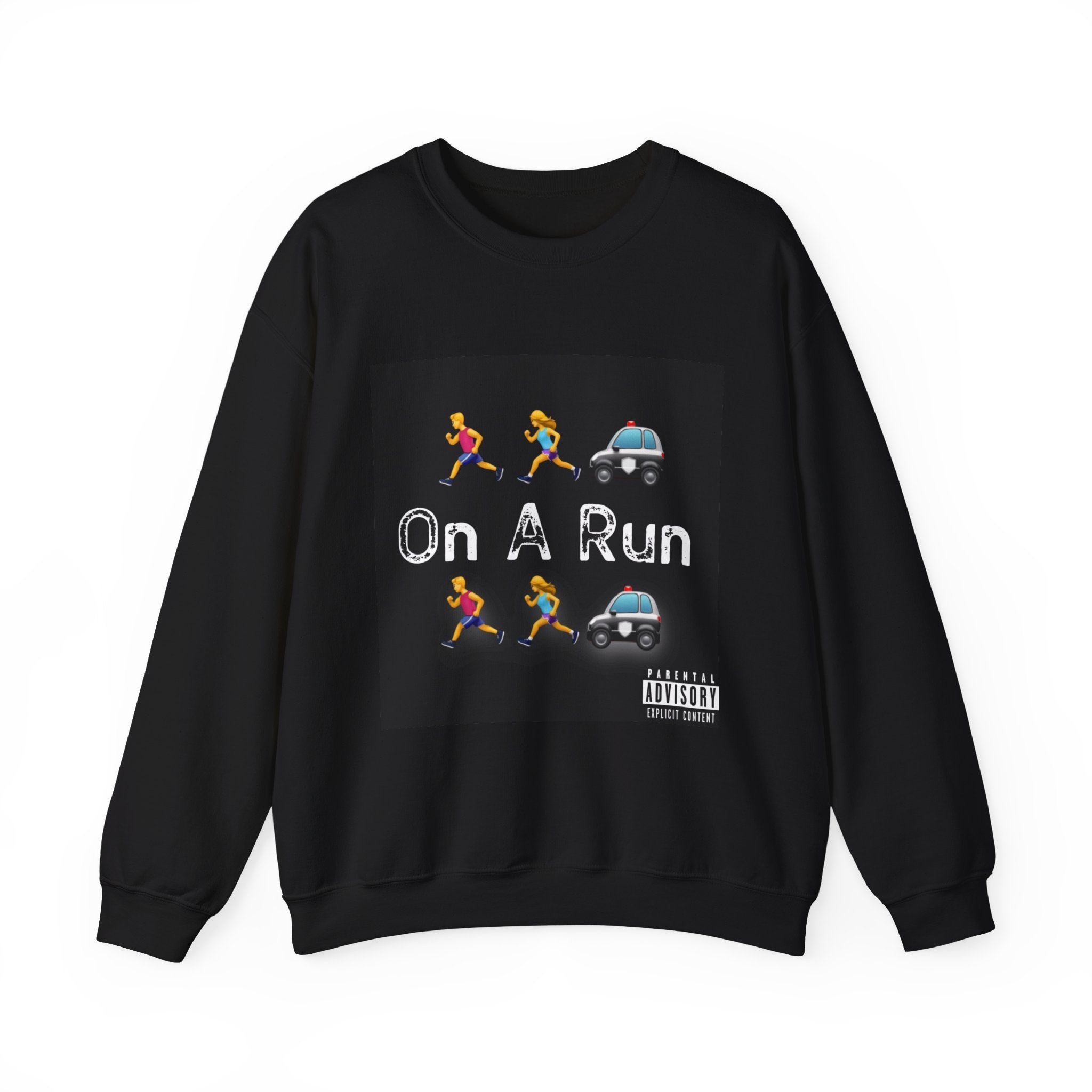 On A Run Crewneck Sweatshirt