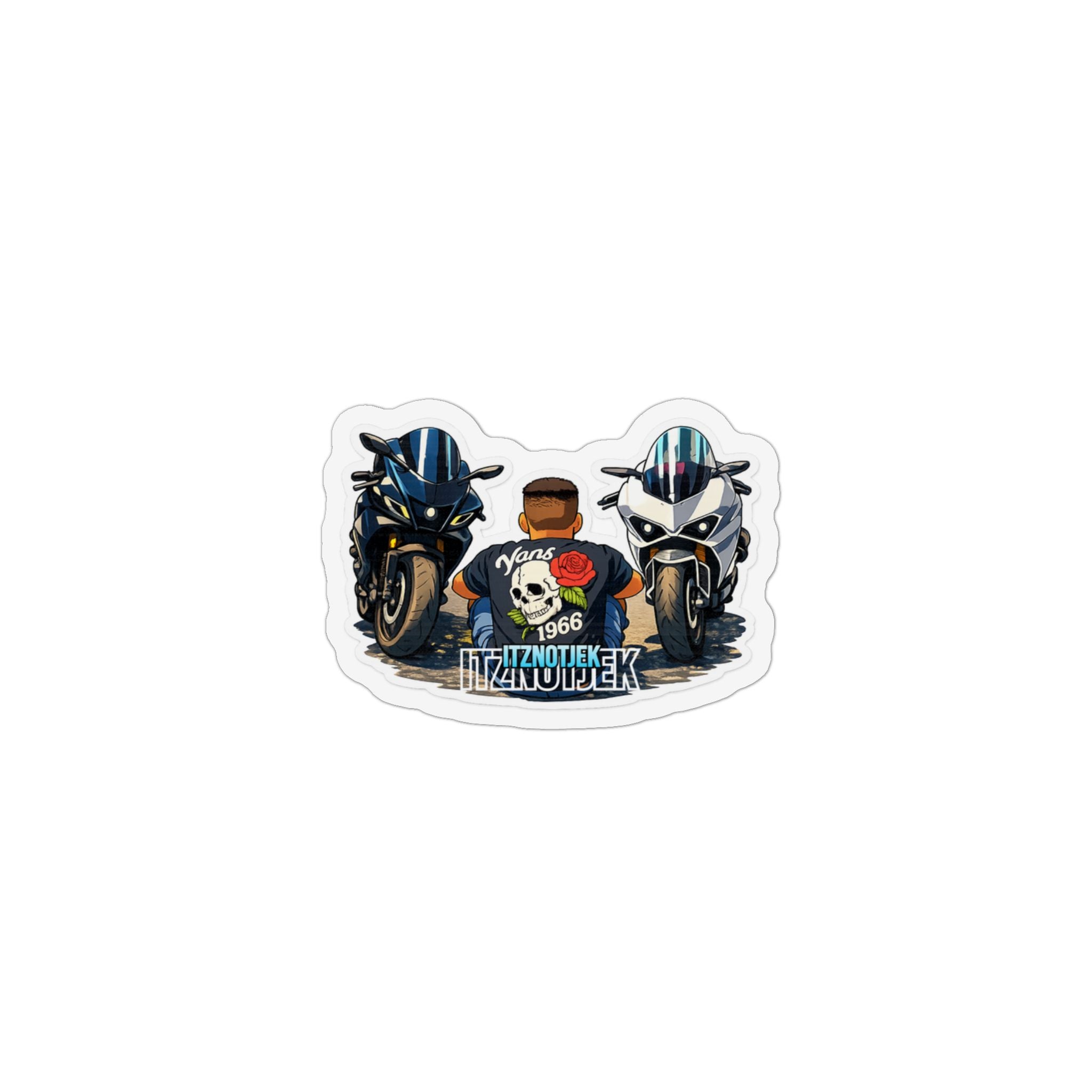 Motorcycle Magnet — Biker Tribute