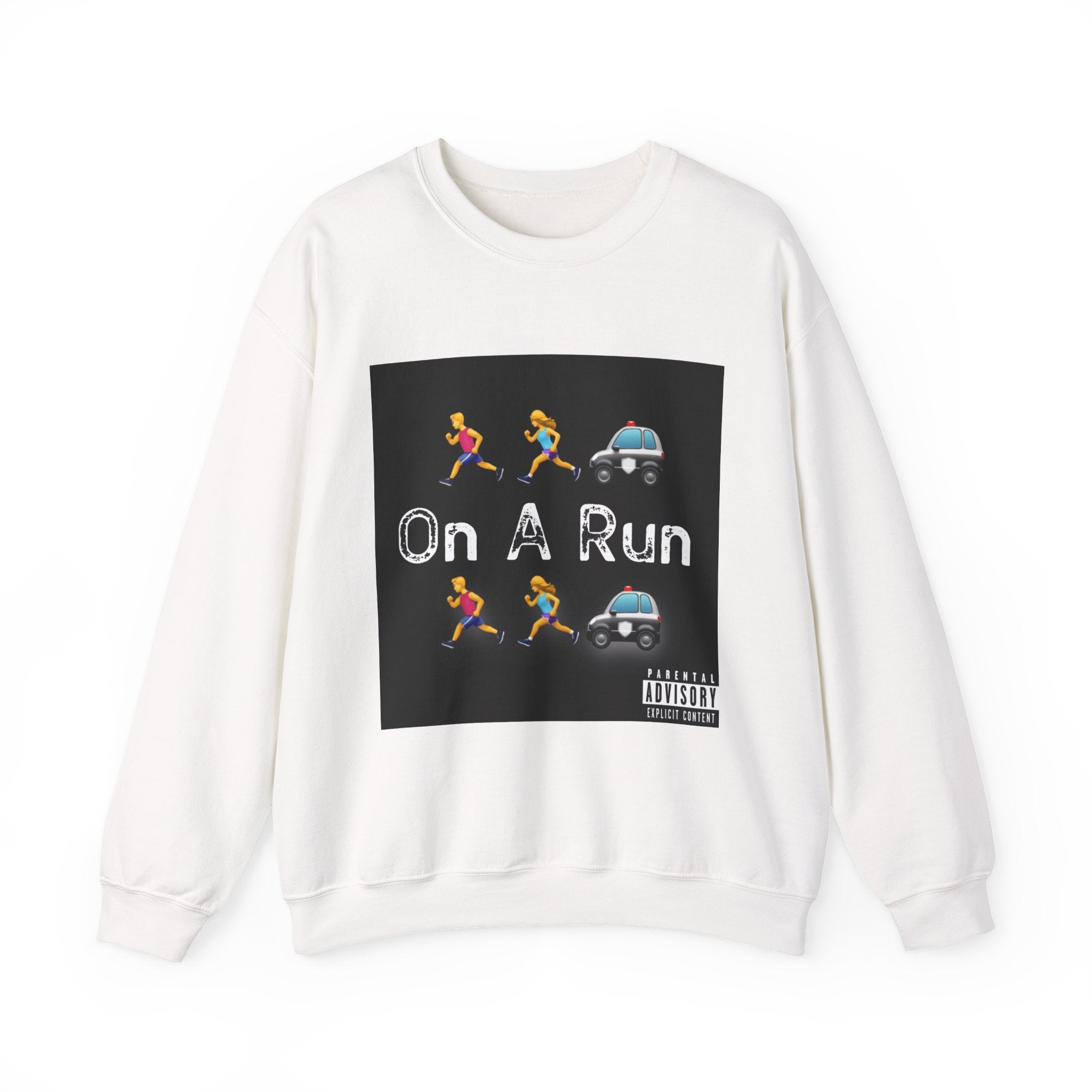 On A Run Crewneck Sweatshirt